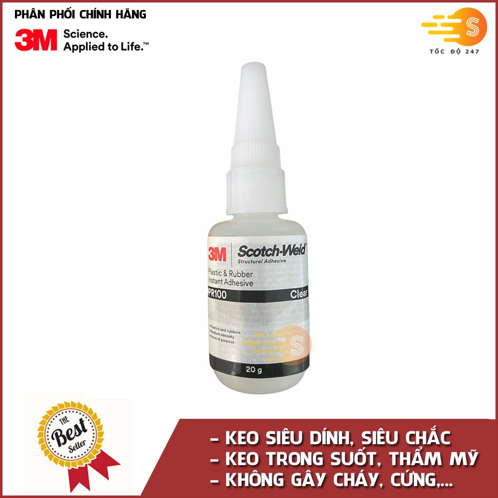 Keo Dán Lỏng Siêu Dính 3M PR100 (20g)