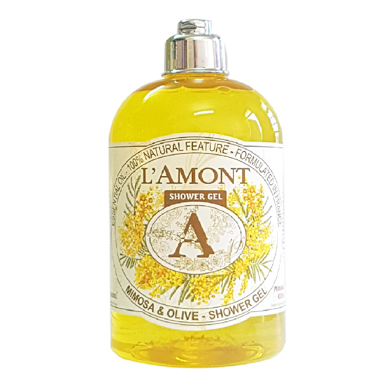 Sữa Tắm L'amont En Provence Mimosa Shower Gel - Hương hoa Mimosa 500ml