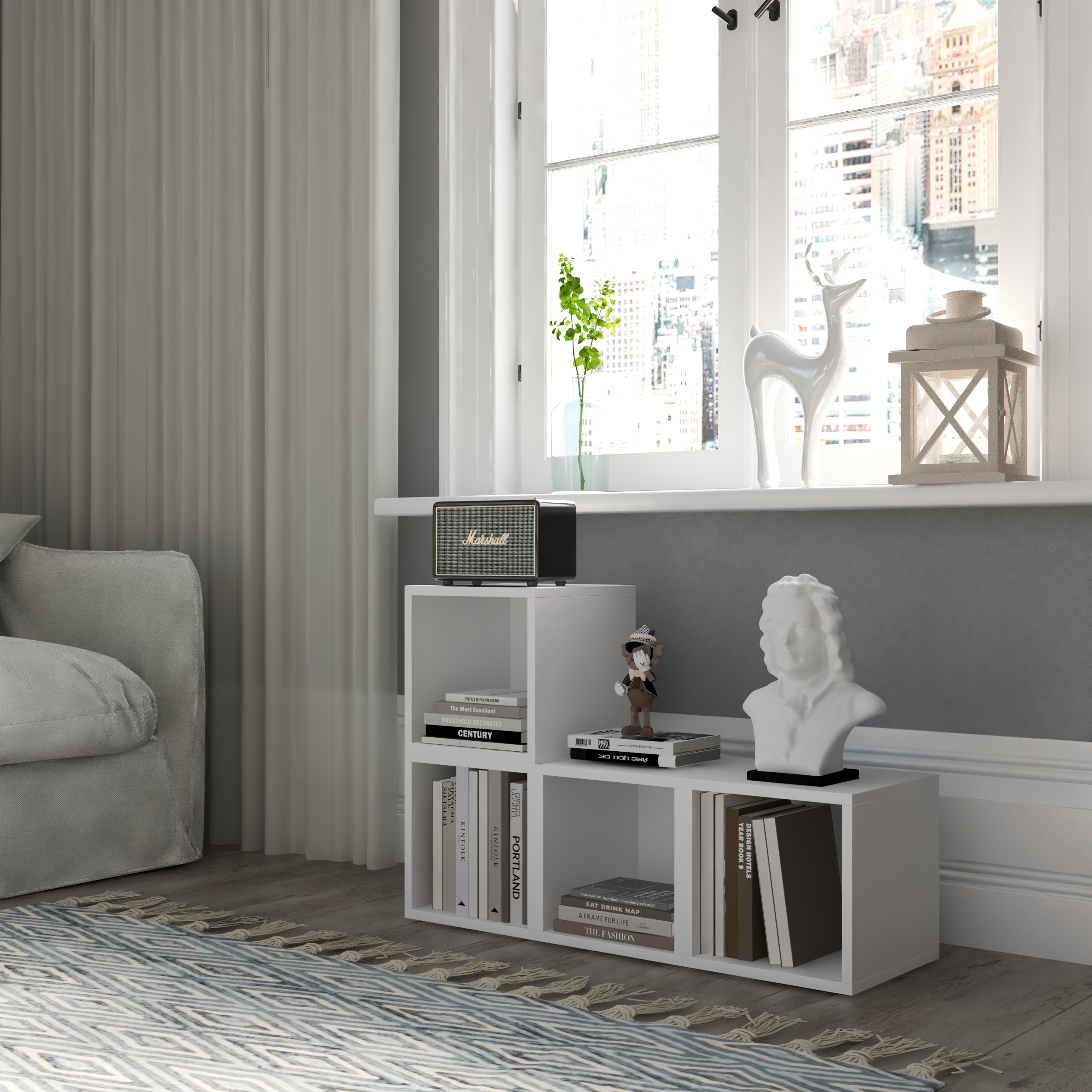 [Happy Home Furniture] ZANE , Kệ trang trí size nhỏ ,30cm x 30cm x 30cm ( DxRxC), KSA_041