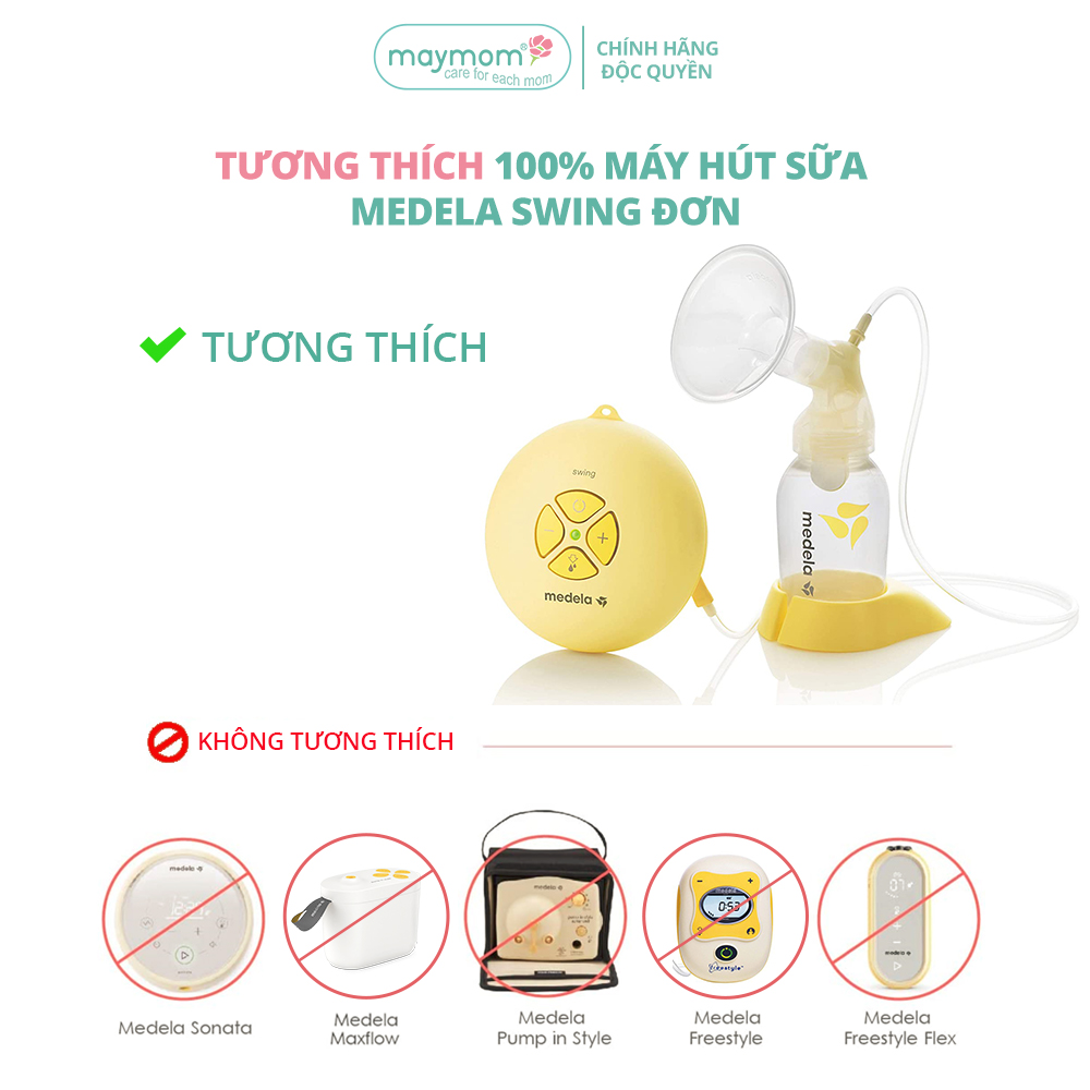 Dây Hút Sữa Medela Swing Thương Hiệu Maymom, Không Chứa BPA, An Toàn 100%, Vệ Sinh Dễ Dàng - 1 dây