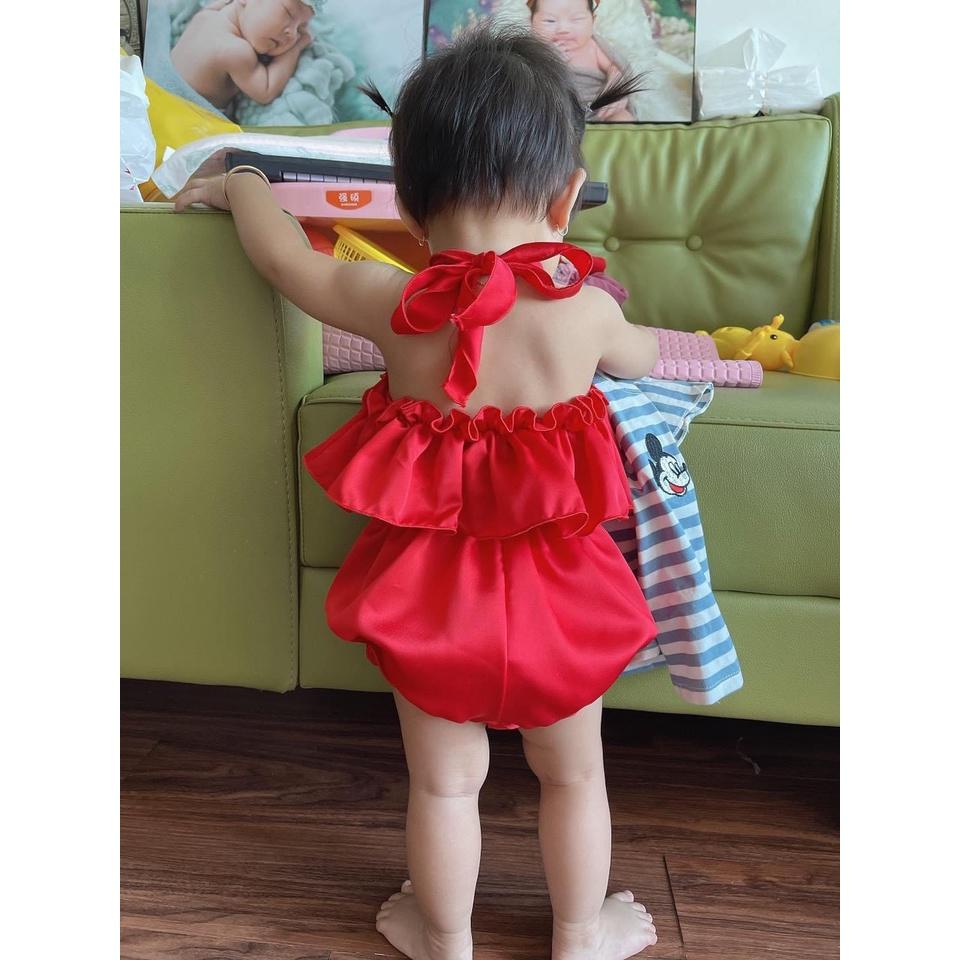 Bộ quần áo bé gái Bay Bí chất liệu lụa 8-23kg Angel Baby Thời Trang Thiết Kế