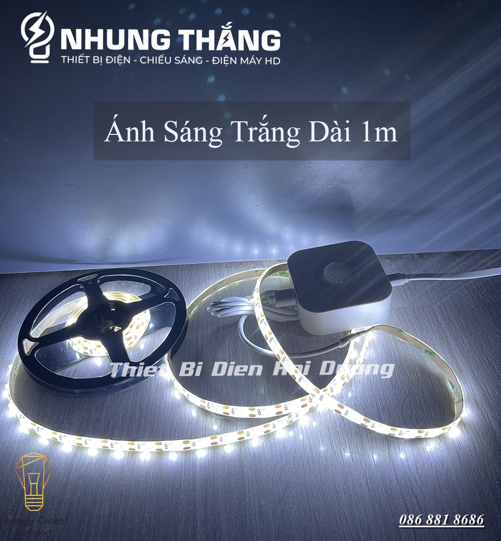 Dây LED Dán Tủ Cảm Biến Chuyển Động DL-239 - Decor Trang Trí Phòng - Quay Tik Tok Ánh Sáng Đèn Siêu Đẹp - Dài 1m,2m,3m - Có Video