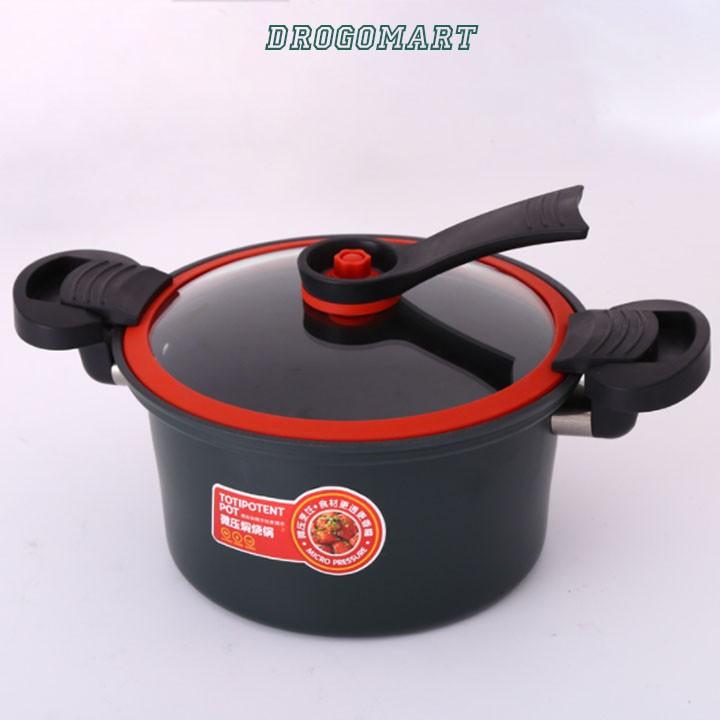 Nồi áp suất , nồi hầm cháo đa năng mini totipotent pot 3.5L dùng cho mọi loại bếp từ, bếp gas, bếp hồng ngoại