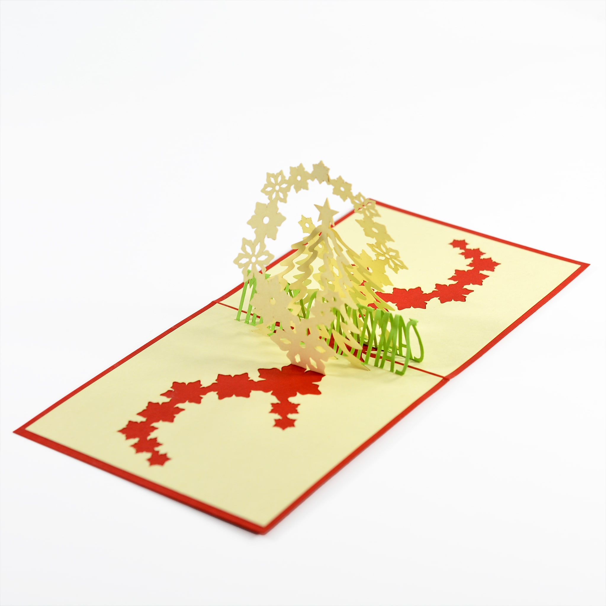 Thiệp nổi 3D handmade Cây thông và
những bông tuyết nhỏ trong ngày Giáng Sinh- Merry Christmas 3D card CN010