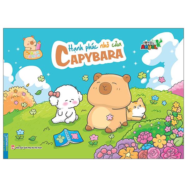 Sách - Sách Tô Màu - Hạnh Phúc Nhỏ Của Capybara
