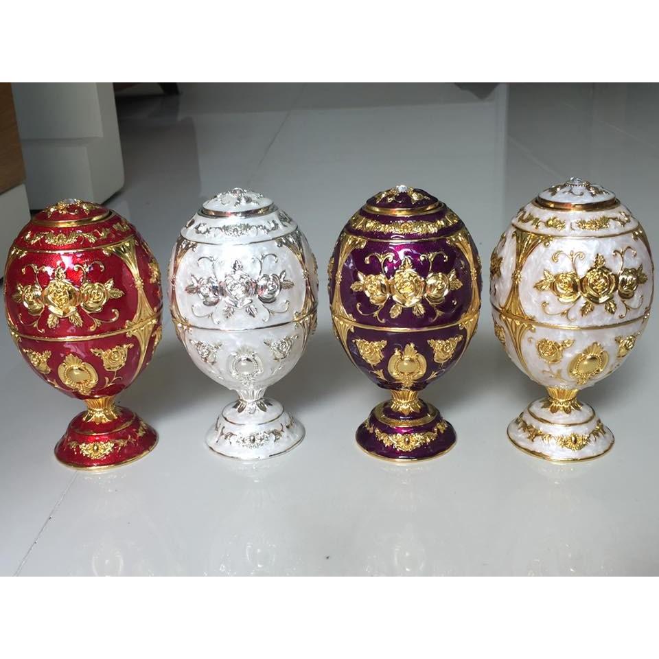 Lọ tăm hợp kim phong cách hoàng gia