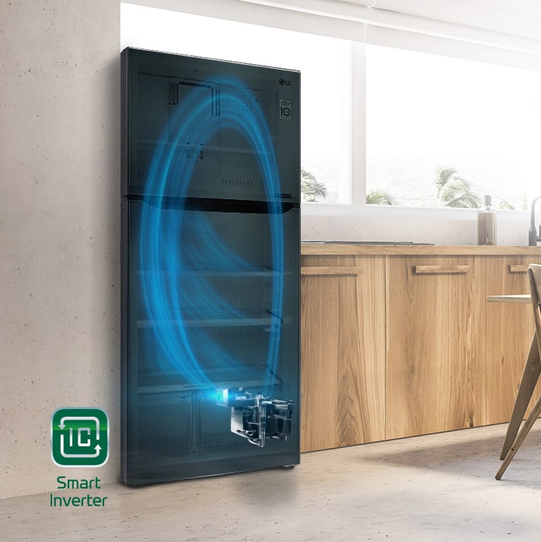 LTB55BLMD - Tủ lạnh LG ngăn đá trên Smart Inverter 572L màu đen LTB55BLMD - Hàng Chính Hãng - Chỉ Giao Hồ Chí Minh