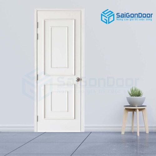 Cửa Gỗ Cao Cấp Saigondoor Mdf Veneer Pn4-C Bền, Đẹp -SAIGONDOOR