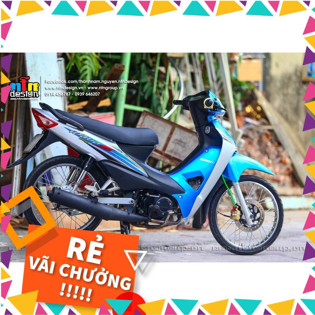 Tem Rời Wave A 100 Mẫu S Bạc Xanh