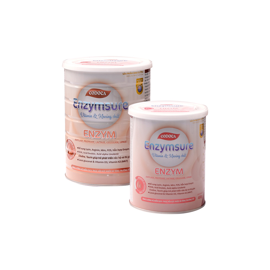 Codoca Enzymsure Dinh dưỡng cho bé từ 1 tuổi ăn ngon, ngủ tốt