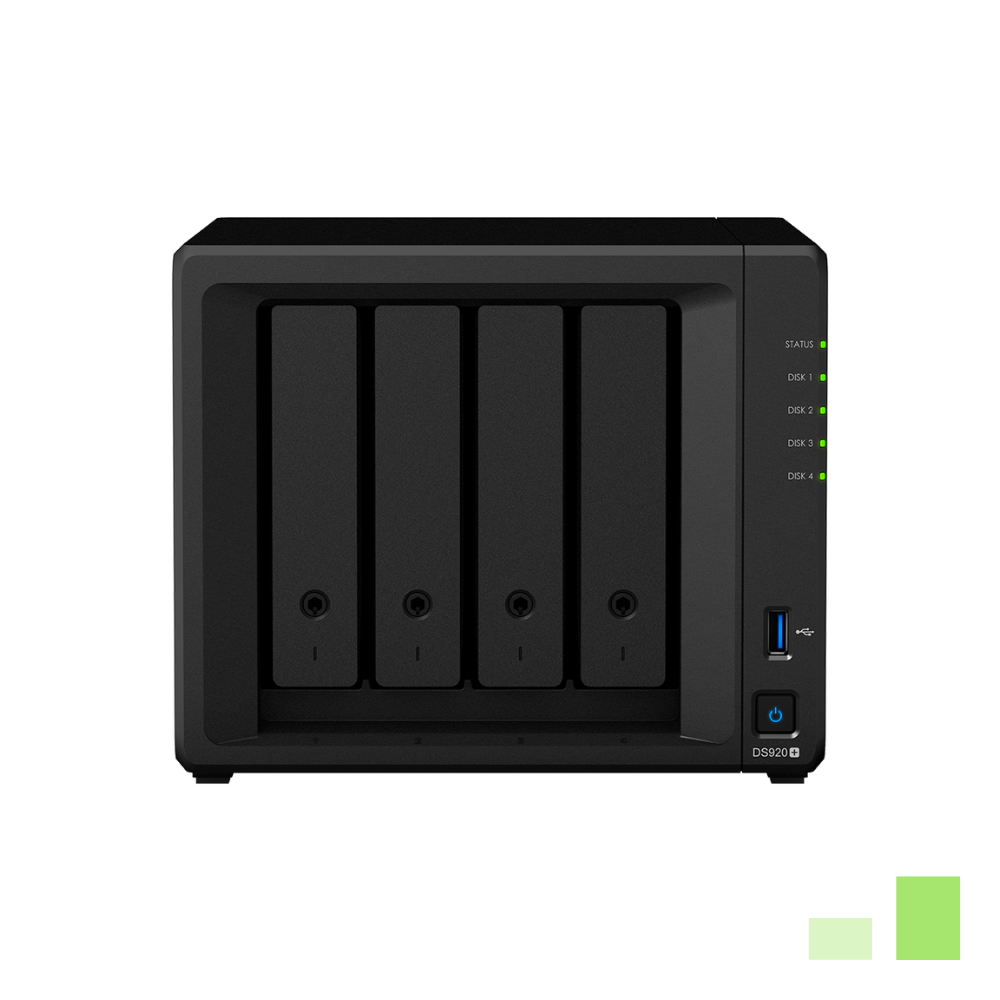 Thiết bị lưu trữ mạng Synology DS920+ (Đen) - Hàng Chính Hãng