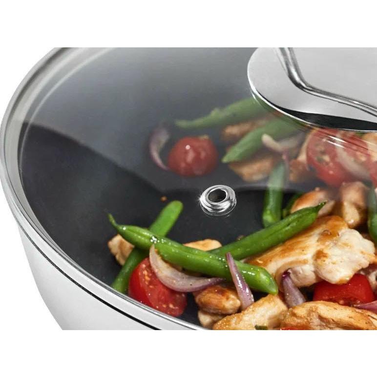 Nồi Chảo Thần Thánh ERNESTO, Đường Kính 28cm, Thép Không Gỉ, Quai Cầm Cách Nhiệt, Dẫn Nhiệt Tốt, Dùng Cho Mọi Loại Bếp