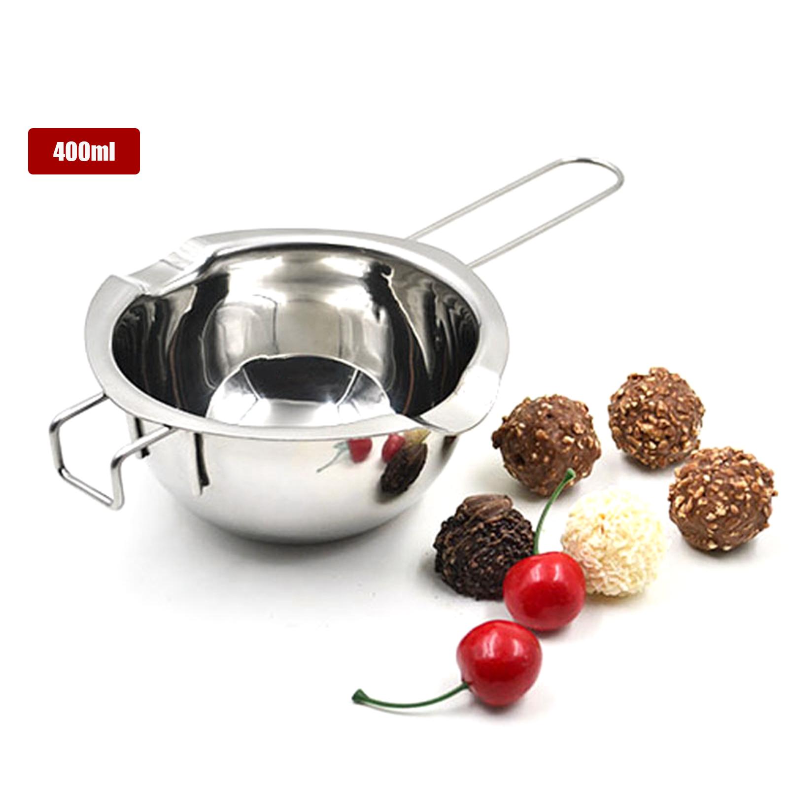 Dụng cụ nấu chảy đa năng có tay cầm bằng thép không gỉ 400ml