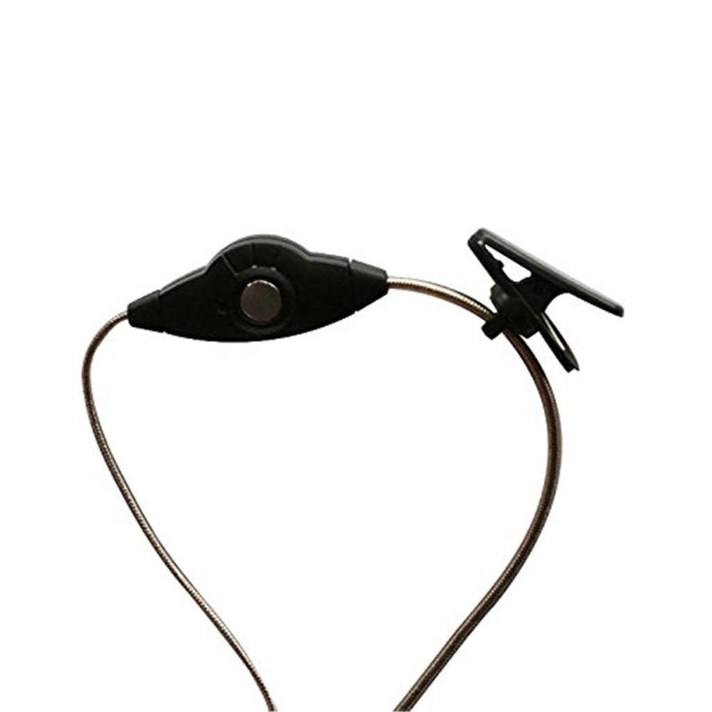 1-Pin Headset Mic Covert Acoustic Tube Earpiece For Motorola Radio Security