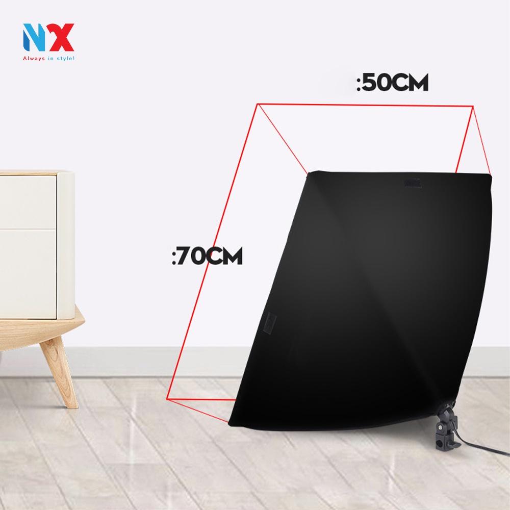 Softbox 50x70 cm Hỗ Trợ Tản Sáng Chụp Ảnh Sản Phẩm