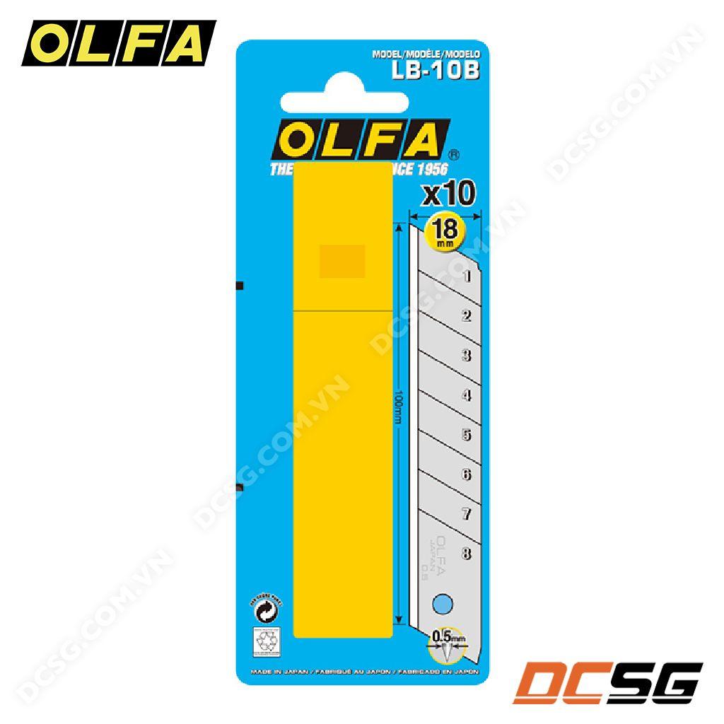 Lưỡi dao rọc 18x100x0.5mm OLFA LB-10B | DCSG