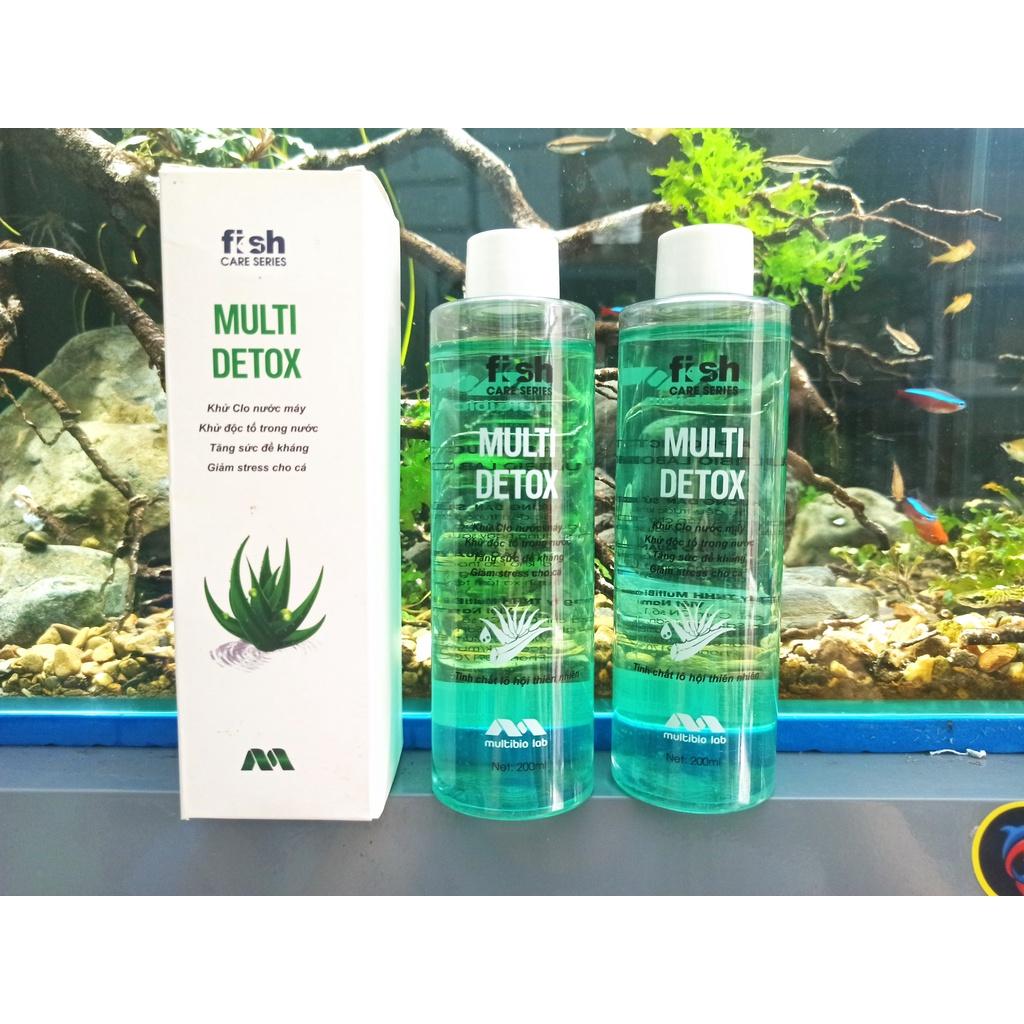 Multi Detox -Khử Clo - Khử Độc - Chống Sốc - Tạo Lớp Nhờn Giảm Stress Cho Cá Cảnh - phụ kiện thủy sinh-shopleo
