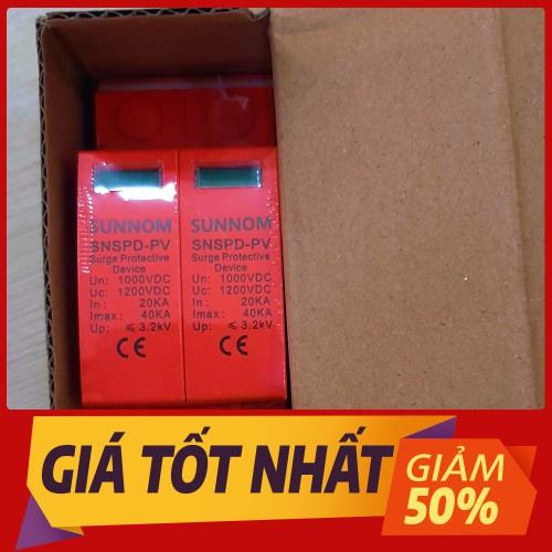 Chống sét 2P 1000VDC Imax 40kA, In 20kA