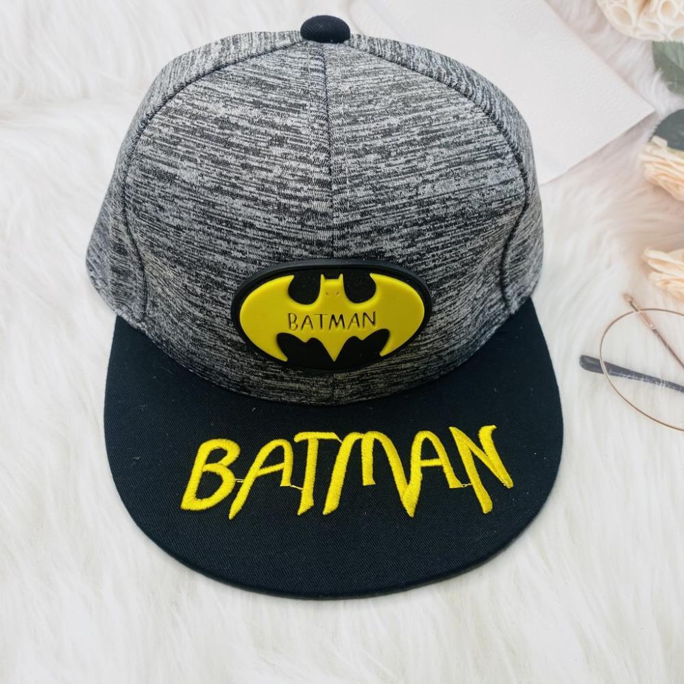 Nón snapback, mũ hiphop cho bé trai in hình batman siêu chất