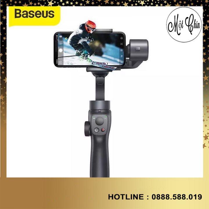 Tay cầm chống rung đa năng nhỏ gọn mini cho điện thoại Baseus Gimbal Stabilizer Smartphone Handheld Holding -Hàng Chính hãng