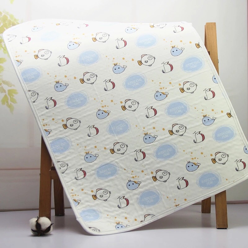 Lót Chống Thấm Sợi Tre 4 Lớp Siêu Thấm Hút Cho Bé