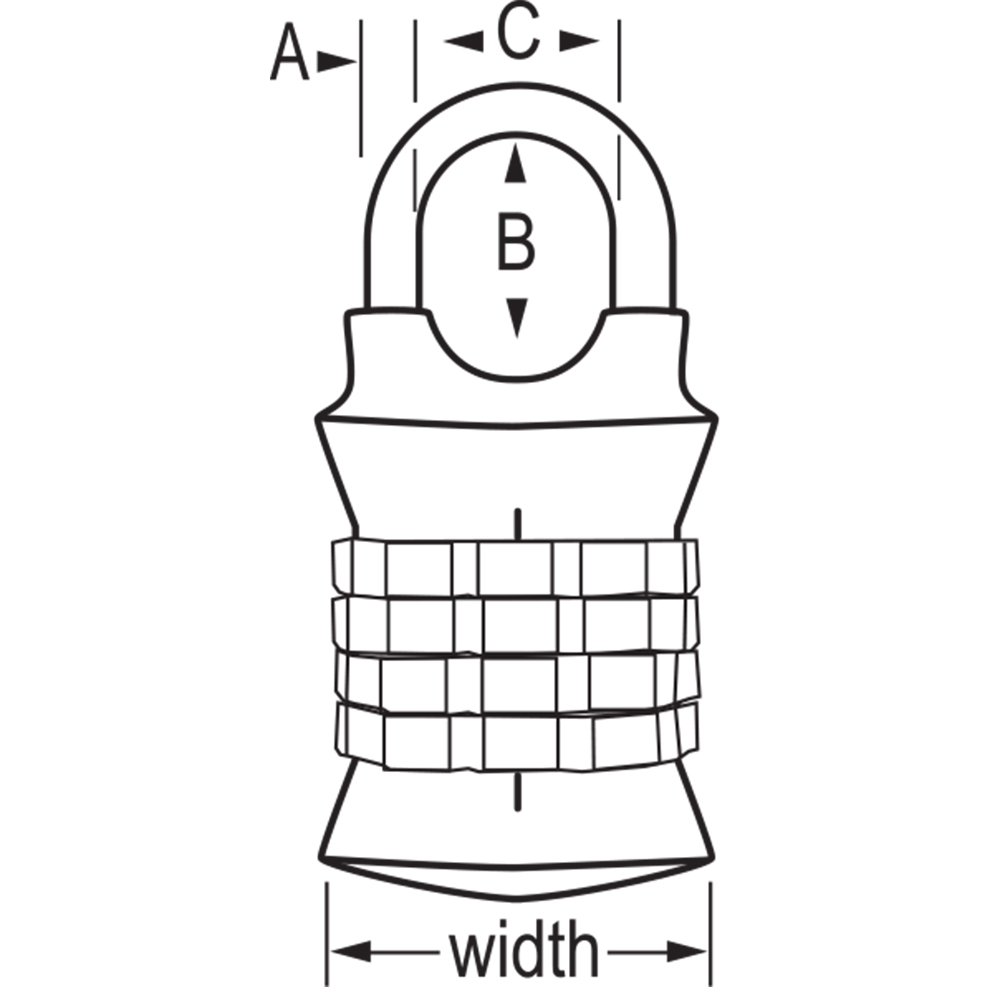 Khóa tủ Master Lock 1535 khóa số hoặc chữ - MSOFT