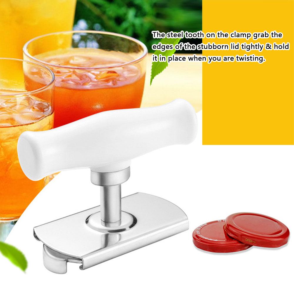 Labor-saving Capping Device Stainless Steel Can Opener Screw Cap with Handle Bottle Cap Opening Tool