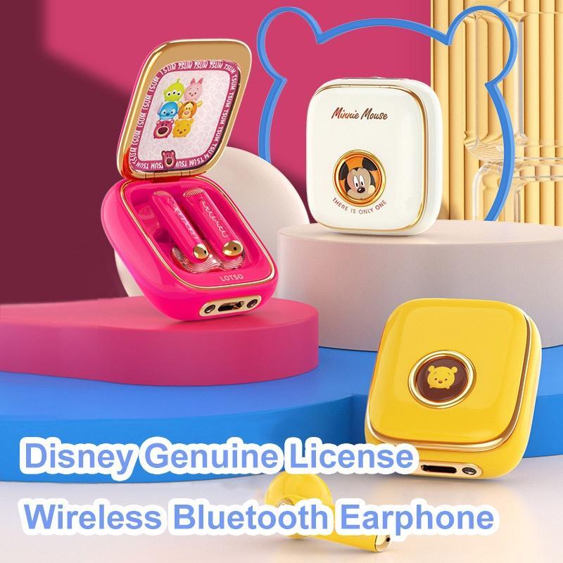 Tai Nghe Nhét Tai Bluetooth Không Dây Chống Tiếng Ồn Hình Chuột Mickey Minnie Disney Dễ Thương