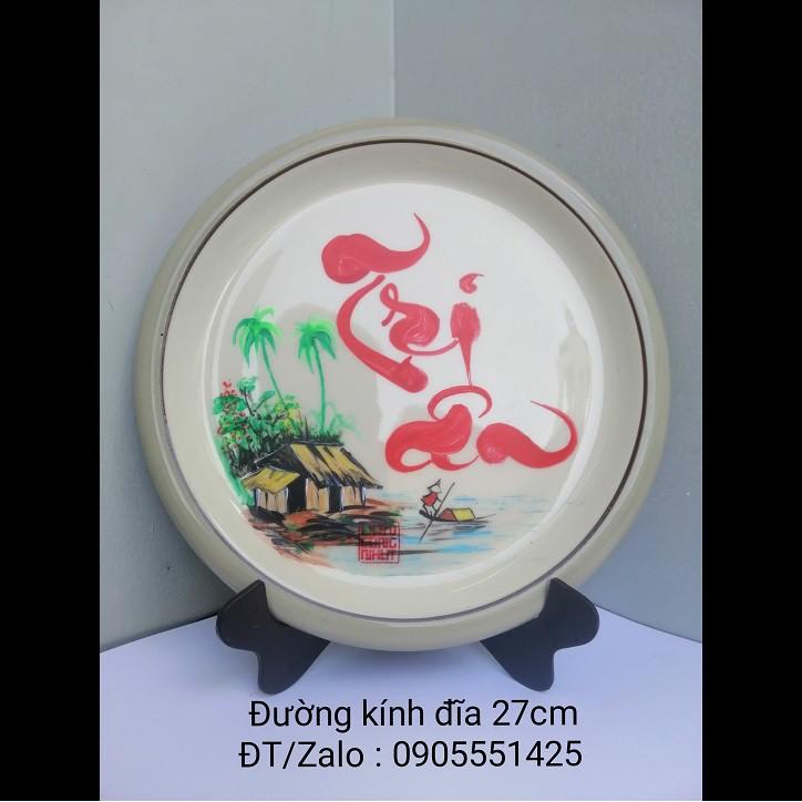Đĩa thư pháp tri ân thầy cô. Quà tặng Thầy cô. Quà 20/11, 8/3,sinh nhật, quà tết.
