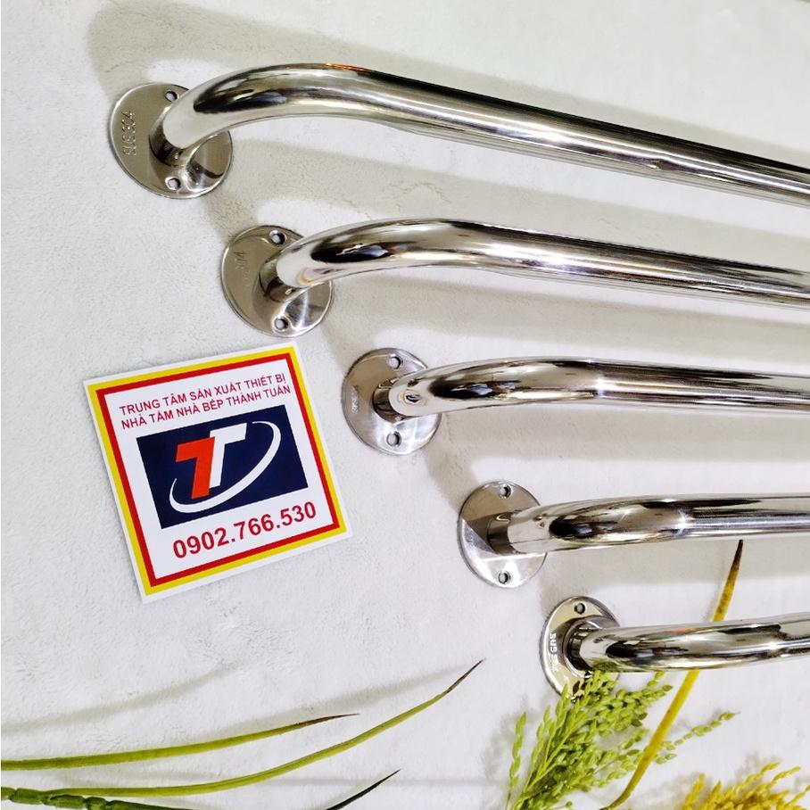 TAY VỊN PHÒNG TẮM THANH GÁC AN TOÀN INOX 304 SÁNG BÓNG