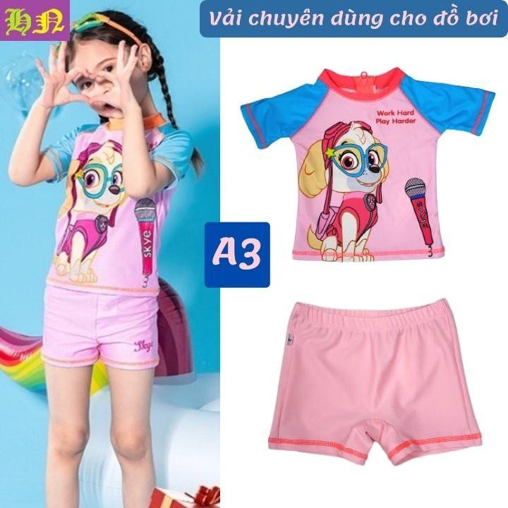 Đồ bơi cho bé trai - gái hình chó cứu hộ 11-40kg - độ co giãn cực tốt - đồ bơi 2 mảnh - HN.Store1115