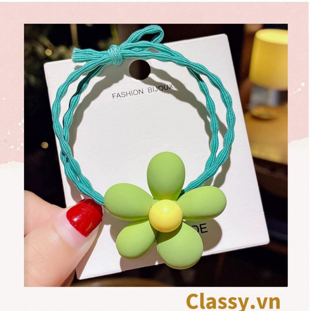 Dây cột tóc Classy phong cách hoa mùa hè PK1618