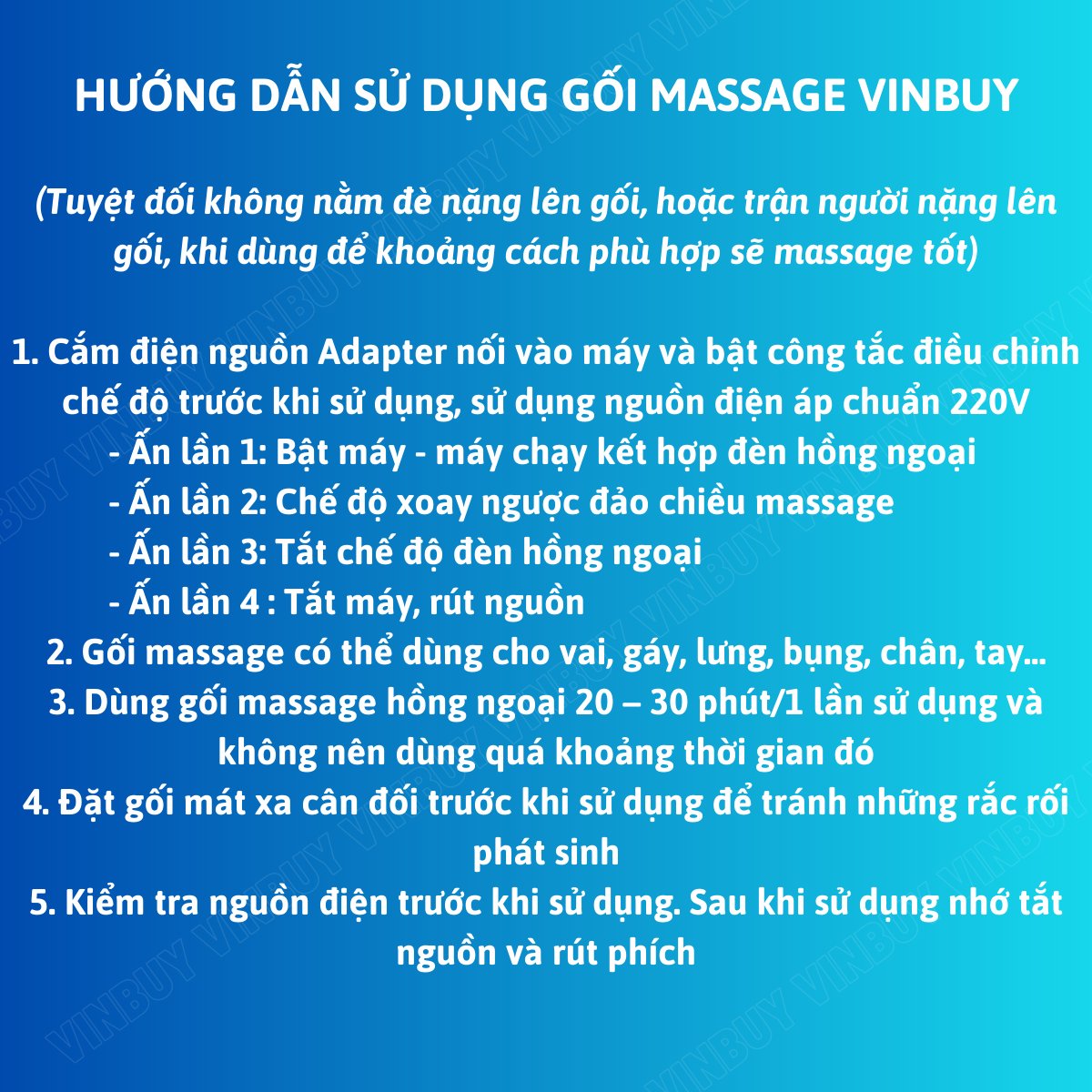 Gối Massage Cổ Vai Gáy Đa Năng - Máy Massage Toàn Thân Nhiệt Hồng Ngoại 2 Chiều - Mát Xa Chuyên Sâu Cho Cổ, Vai Gáy, Lưng Dưới, Đùi, Chân - Sử Dụng Tại Nhà, Văn Phòng, Trên Ô Tô - Quà Tặng Cho Bạn Bè, Người Thân - Chính Hãng - VinBuy