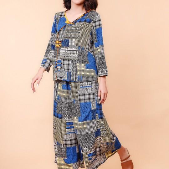 SET ĐỒ BỘ IN LỤA 100D