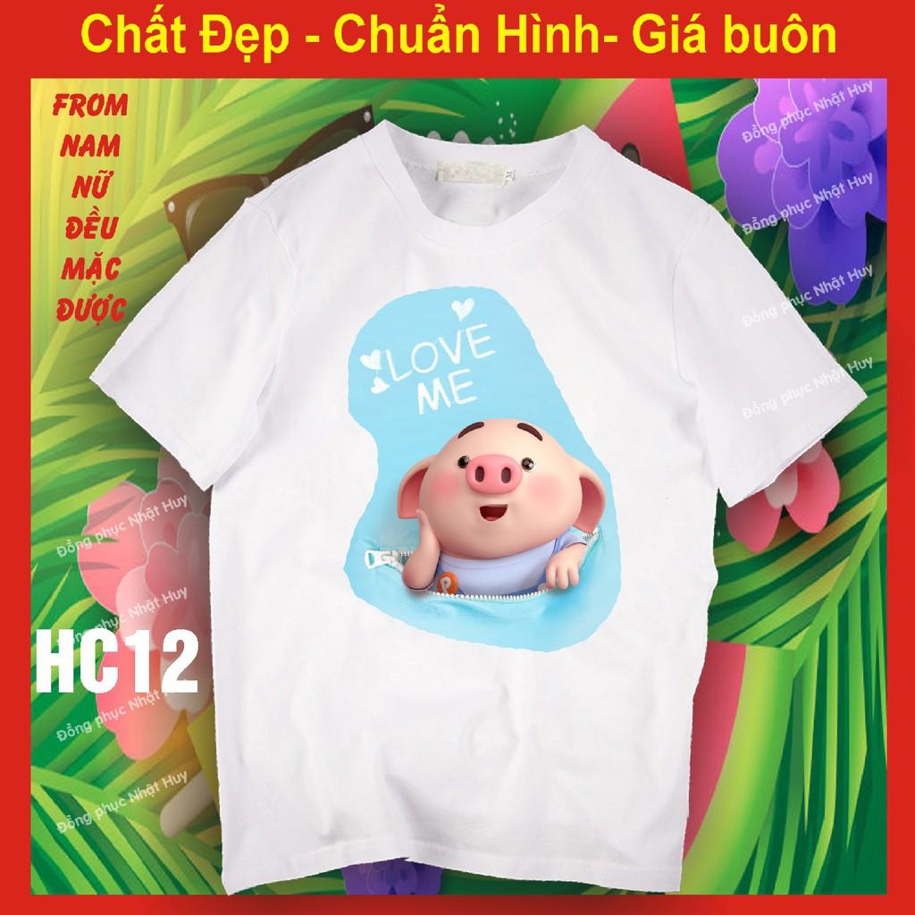Áo thun heo con ngộ nghĩnh dễ thương 11