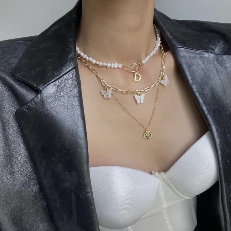 Dây Chuyền NT Nước Ngọt Phối Mặt Chữ