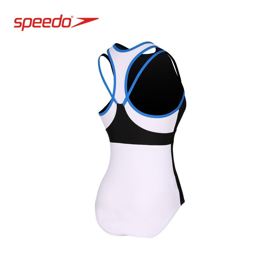 Đồ bơi một mảnh nữ Speedo 8-13574G829 SPORTY RETRO 1PC AF (A) WHITE/BLACK - 8-13574G829