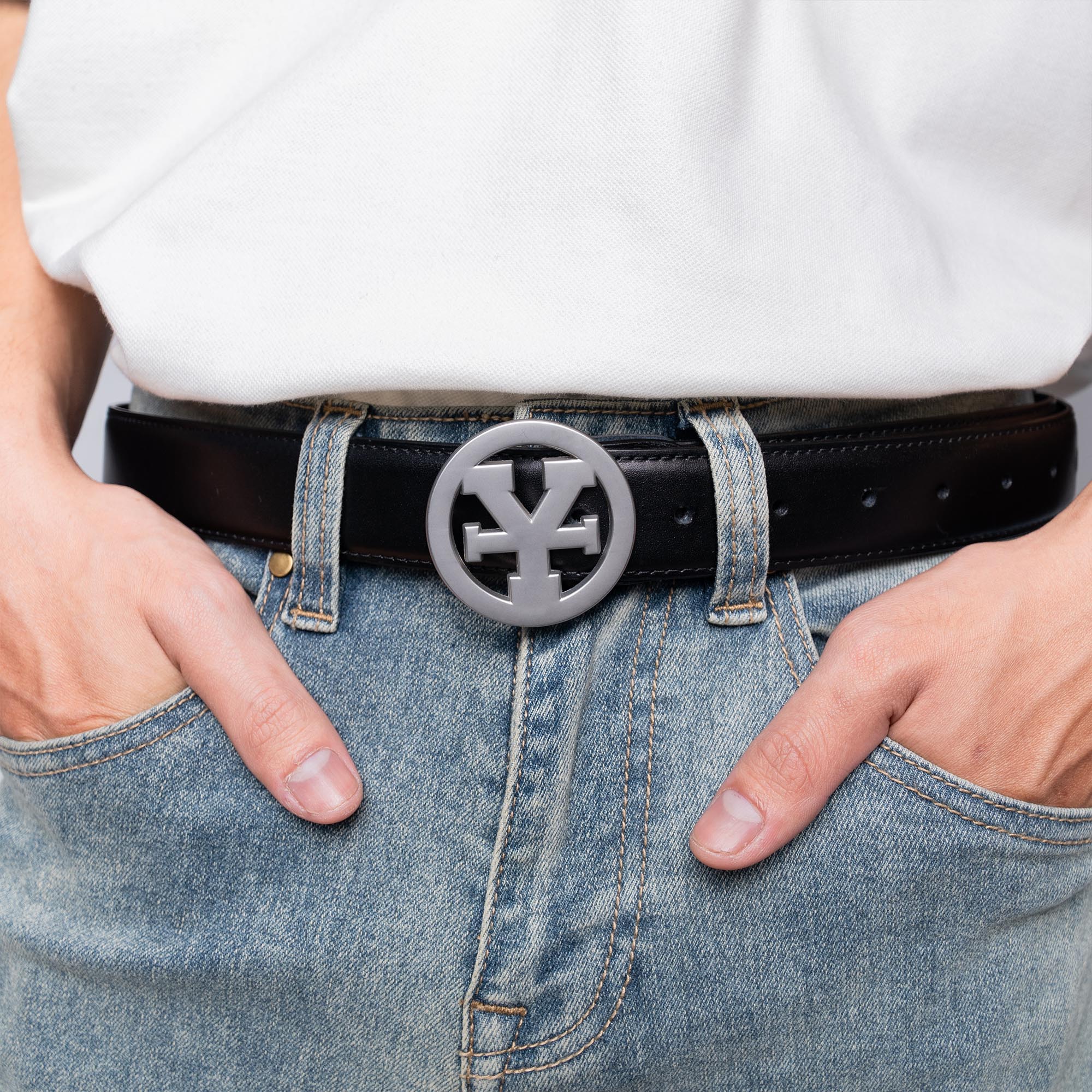 Thắt Lưng DirtyCoins Y Logo Leather Belt