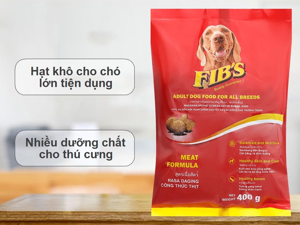 [1.5KG] Thức ăn cho chó trưởng thành Ganador Fib's 1.5KG