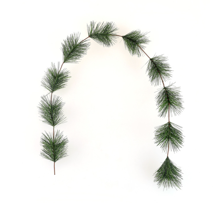 Dây lá thông kim thân kẽm dài 1.3 mét trang trí noel giáng sinh