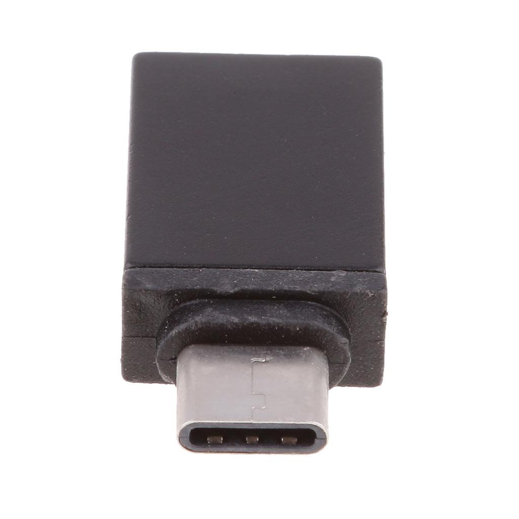 2 Pcs USB Type-C Male To USB3.0 Female Adapter Support OTG Data Sync Charger