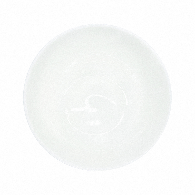 Tô Sứ Tròn Có Chân Đế Q'tessence Màu Trắng Đường Kính 25Cm