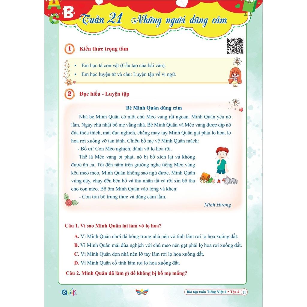 Bài Tập Tuần Tiếng Việt Lớp 4 - Tập 2 - Cánh Diều - Bản Quyền