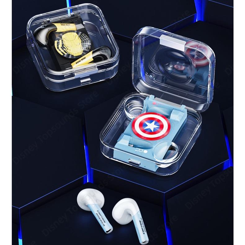 Tai Nghe Không Dây LK-10 TWS Bluetooth 5.2 Hình Iron Man Spiderman Captain America Khử Tiếng Ồn