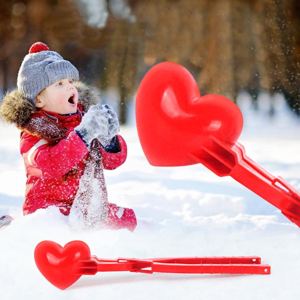 Heart Shape Kids Children Outdoor Snowball Sand Toys