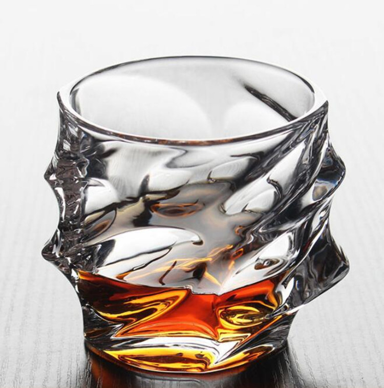 Bộ Ly Uống Nước, Rượu Whisky Xoắn Vô Cực Phong Cách Châu Âu 6 Sets - Hàng Nhập Khẩu