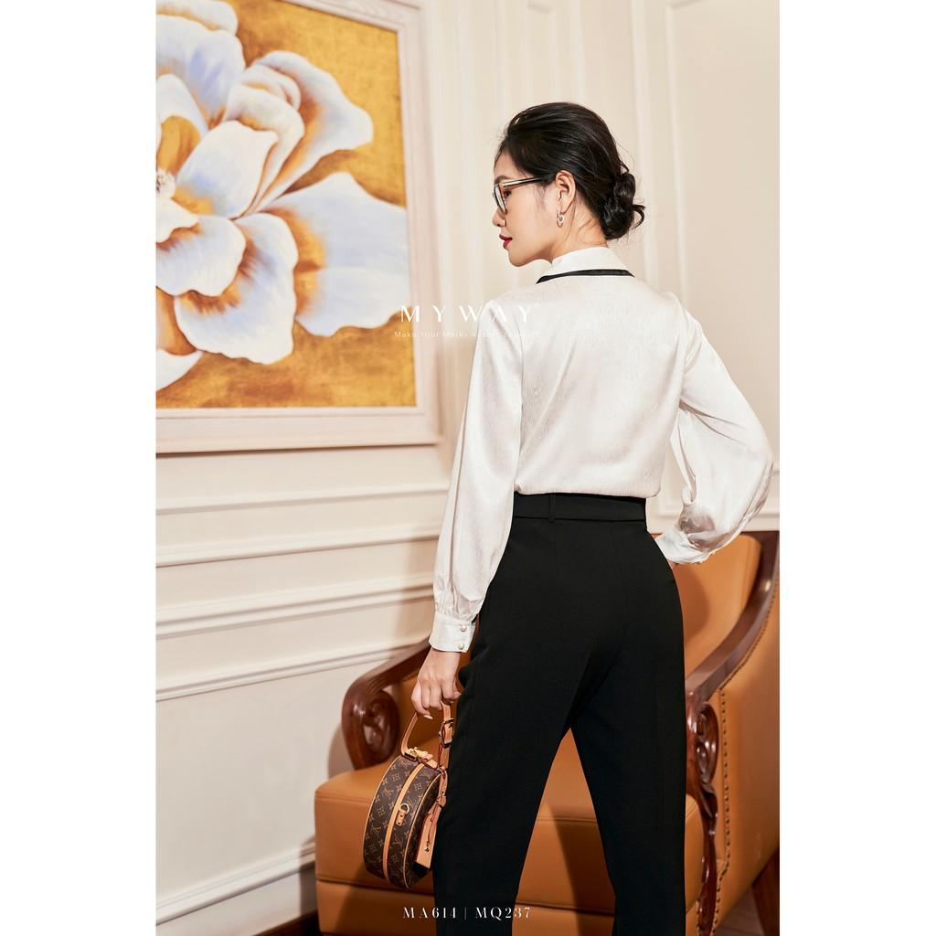 Quần Âu Nữ MY WAY Dáng Đứng Phối Đai Sang Trọng MQ237