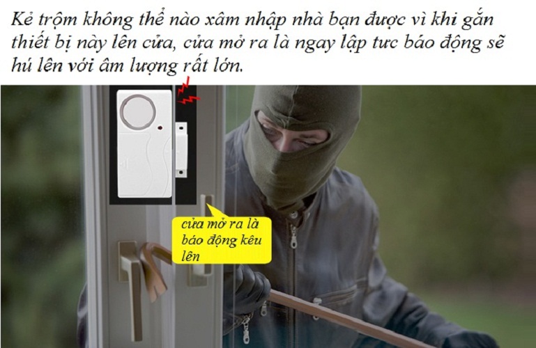 Báo động cửa mở cao cấp SF02C