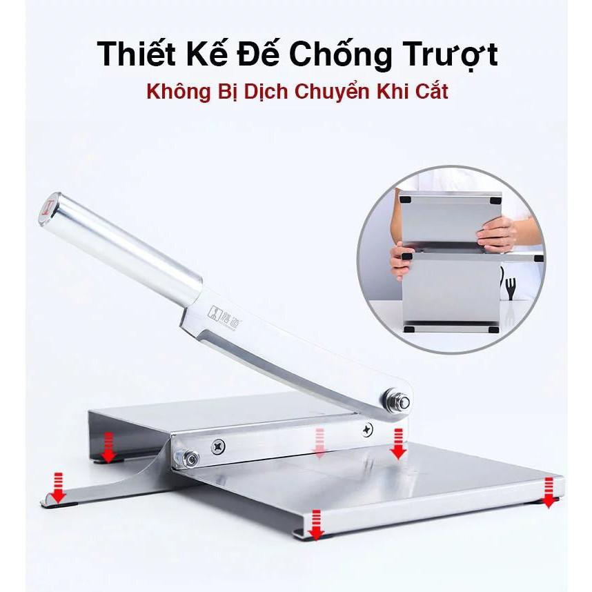 Dụng cụ thái thịt cắt lát đa năng cho nhà bếp tặng kèm 1 dao mini