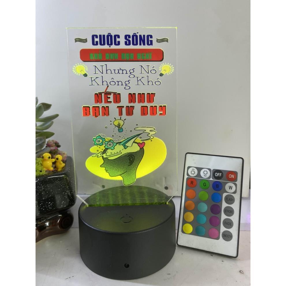 10 - Tranh led động lực để bàn, trang trí bạn làm việc với câu châm ngôn hay - Dled-10